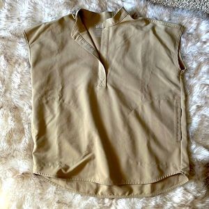 Figs khaki oversized top
